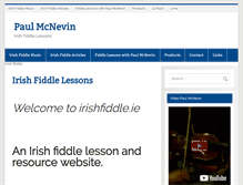 Tablet Screenshot of irishfiddle.ie